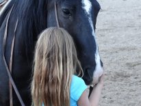 Dziecko z koniem